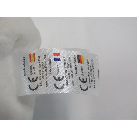 Cuddle & Friends Smile Unicorn Soft Plush Animal Blue Mane Sparkle Hooves  14" - Picture 11 of 11